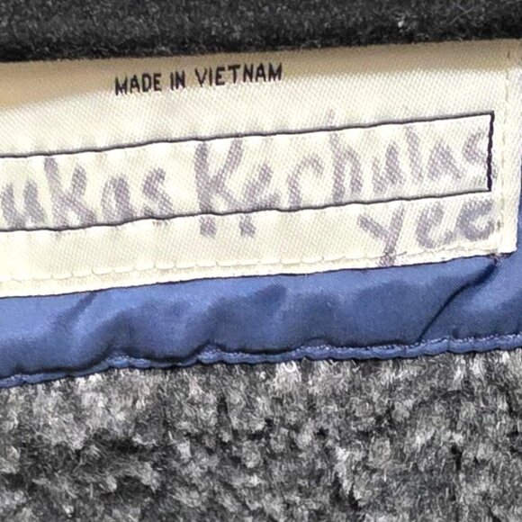 Abercrombie Kids Blue Gradient Puffer Jacket With Hood Size 7/8 - Picture 11 of 12